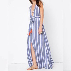 Tularosa Essie Indigo Stripe Maxi Dress